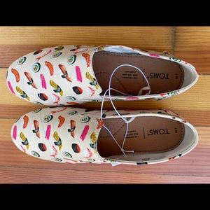Toms limited edition Sushi print size 7